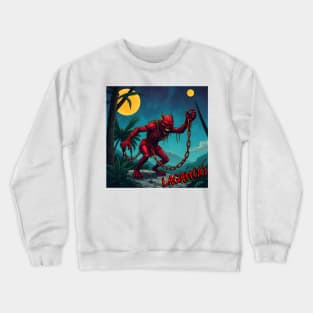 LAGAHOO / LOUP GAROU – FULL COLOUR – FETERS AND LIMERS – CARIBBEAN FOLKLORE EVENT DJ GEAR Crewneck Sweatshirt